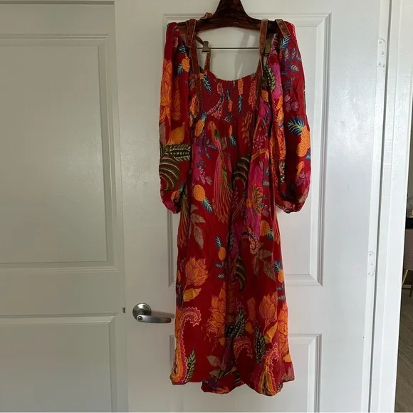 Farm Rio Mystic Bush Midi Dress - Picture 9 of 9